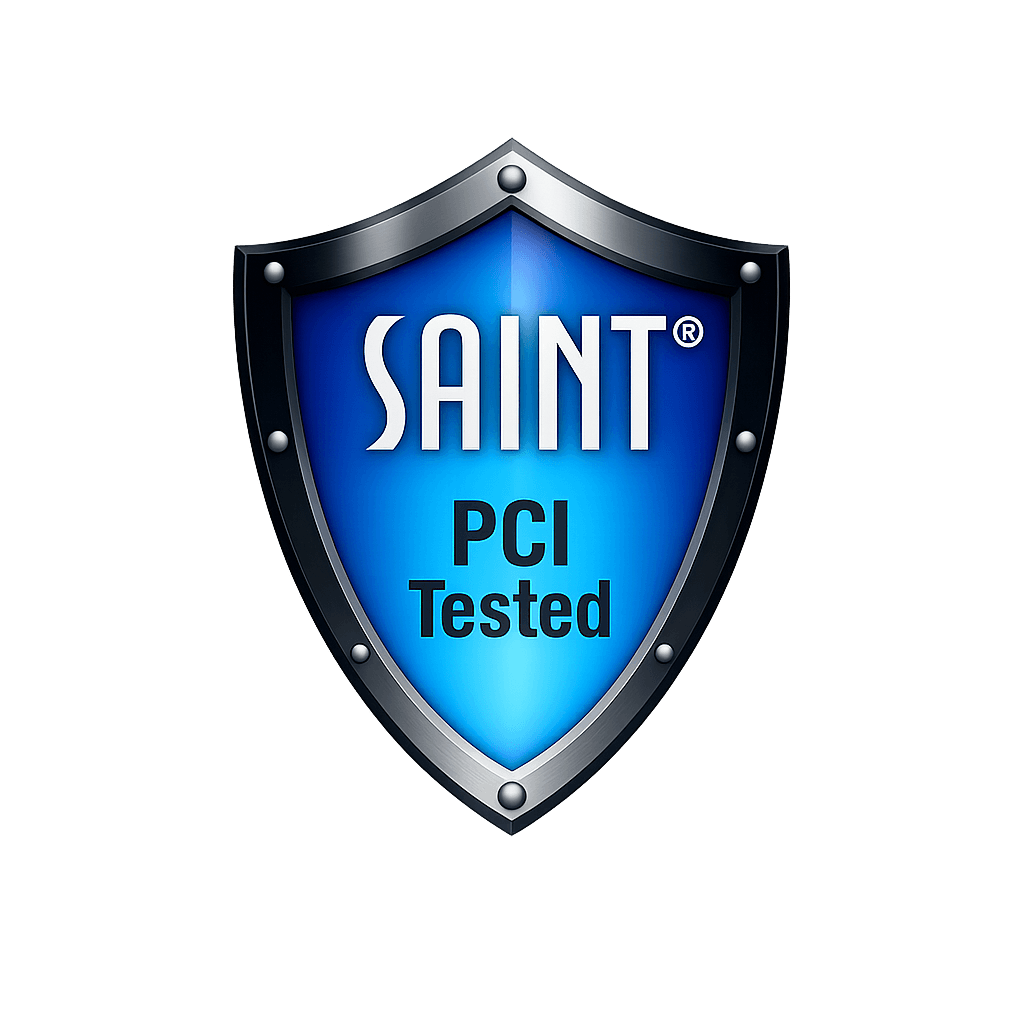 SAINT PCI Tested security certification